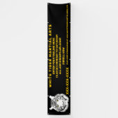 パーソナライズされたホワイトタイガー武術アーカスタマイズツ 横断幕 (縦)