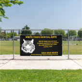 パーソナライズされたホワイトタイガー武術アーカスタマイズツ 横断幕 (インサイチュ)