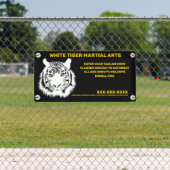 パーソナライズされたホワイトタイガー武術アーカスタマイズツ 横断幕 (インサイチュ)