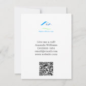 パーソナライズされたホーカス・ポーカス不動産ハロウィン シーズンカード (裏面)