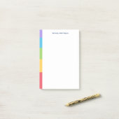 パーソナライズされたホームオフィス 5色ブロック ポストイット (デスク上)