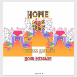 パーソナライズされたホームスイートホーム実在エテート シール