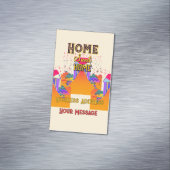 パーソナライズされたホームスイートホーム実在エテート マグネット名刺 (インサイチュ)