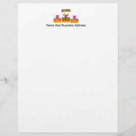 パーソナライズされたホームスイートホーム実在エテート レターヘッド