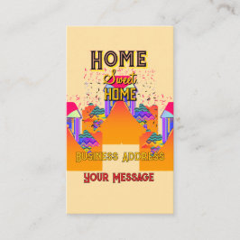 パーソナライズされたホームスイートホーム実在エテート 名刺