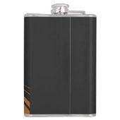 パーソナライズされたボウリングをする人、 クリケットの投手ストライクボーリングレーンボールピン フラスク (裏面)