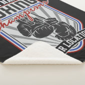 パーソナライズされたボクシングチャンピオンズボクサーフィットネスジム シェルパブランケット (3/4)