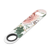 パーソナライズされたボトルオープナー幾何学的ガーデンバラ スピード栓抜き (裏面アングル)