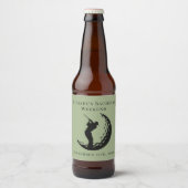 パーソナライズされたボトルラベル バチェラーゴルフ週末 ビールラベル (正面)