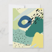 パーソナライズされたボヘミアンチックなエレガンスが光るクリスマスグリーティング シーズンカード (裏面)