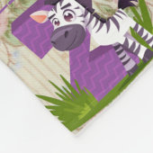 パーソナライズされたボヘミアンヴィンテージ フリースブランケット (角)