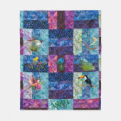 パーソナライズされたボヘミアンヴィンテージ フリースブランケット (正面)