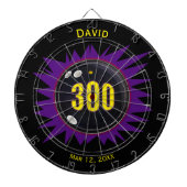 パーソナライズされたボーリング300 Perfect Game Dart Board ダーツボード (正面)