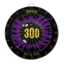 パーソナライズされたボーリング300 Perfect Game Dart Board