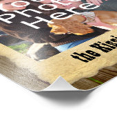 パーソナライズされたポスター、大きな写真(文字付) フォトプリント            (角)