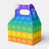 パーソナライズされたポップ・アートのIt Boy誕生日 フェイバーボックス (裏面サイド)