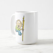 パーソナライズされたマグカップ コーヒーマグカップ (正面左)