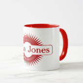 パーソナライズされたマグカップ マグカップ (正面右)