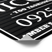 パーソナライズされたマグショットシンボルや象徴、バチェロレッテ ポスター (角)