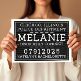 パーソナライズされたマグショットシンボルや象徴、バチェロレッテ ポスター