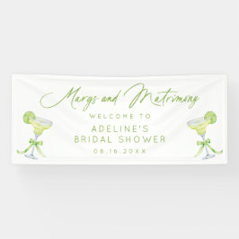 パーソナライズされたマグス アンド マトリモニー ブライダルシャワー 横断幕