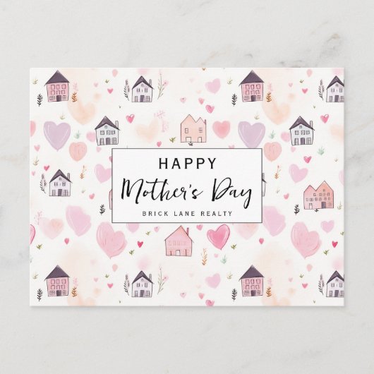 パーソナライズされたマザーズデイ実在エテート農業 シーズンポストカード (正面)