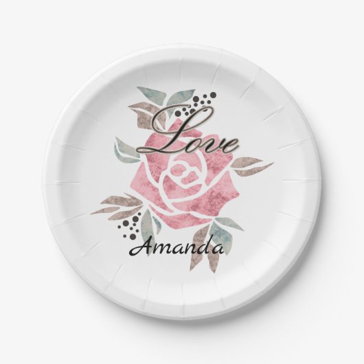 パーソナライズされたマスク，美しいマスク，装飾， f ペーパープレート (正面)