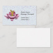 パーソナライズされたマッサージセラピスト名刺 名刺 (正面/裏面)