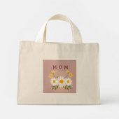 パーソナライズされたママトートバッグマザーズ ミニトートバッグ (裏面)