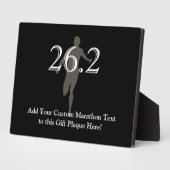 パーソナライズされたマラソンランナー26.2記念 フォトプラーク (側面)