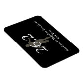 パーソナライズされたマラソンランナー26.2記念 マグネット (右側)