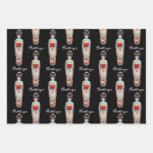 パーソナライズされたマンガ ラッピングペーパーシート (正面)