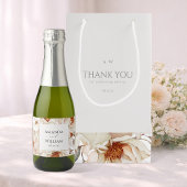 パーソナライズされたミニスパークリングワインボトルラベル スパークリングワインラベル