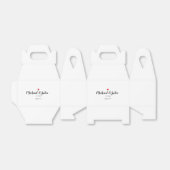 パーソナライズされたミニマルシンプル名の追加hea フェイバーボックス (折り畳みなし)