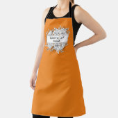 パーソナライズされたミニマルフローララベル エプロン (インサイチュ)