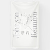 パーソナライズされたミニマルモダン懇親会パーティー 横断幕 (縦)