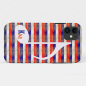 パーソナライズされたミュージカル注ストライプ記 Case-Mate iPhoneケース (裏面(横))