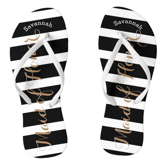 パーソナライズされたメイド・オブ・オーナー（花嫁付き添い人）または任意の色 ビーチサンダル (ソール)