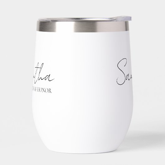 パーソナライズされたメイド・オブ・オーナー(花嫁付き添い人)ギフトアイディア (左面)