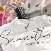 パーソナライズされたメイド・オブ・オーナー(花嫁付き添い人)ギフトアイディア ビーチタオル