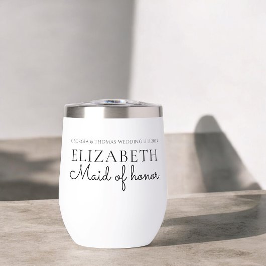 パーソナライズされたメイド・オブ・オーナー(花嫁付き添い人)ス結婚クリプト