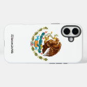 パーソナライズされたメキシコの鷲 Case-Mate iPhoneケース (裏面 (横))