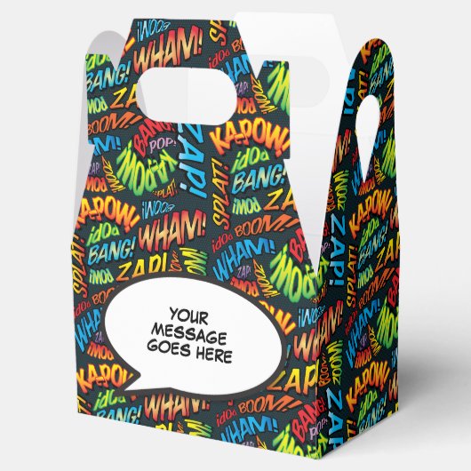 パーソナライズされたモダンおもしろいクールトレンディー漫画 フェイバーボックス (オープン)