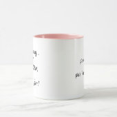 パーソナライズされたモダンおもしろい器 マグカップ (中央)