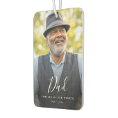 パーソナライズされたモダンお祝い カーエアーフレッシュナー (左)