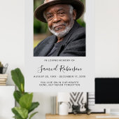 パーソナライズされたモダンお祝い ポスター (ホームオフィス)