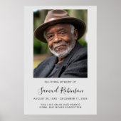 パーソナライズされたモダンお祝い ポスター (正面)