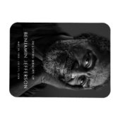 パーソナライズされたモダンお祝い マグネット (横)