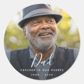 パーソナライズされたモダンお祝い ラウンドシール (正面)