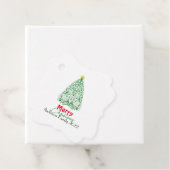 パーソナライズされたモダンの木 フェイバータグ (インサイチュ)